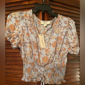 Floral crop top new